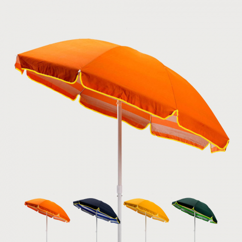 Parasol plażowy 200 cm bawełniany Tropicana