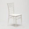 Białe krzesło w stylu vintage do restauracji i baru Chiavarina Promocja