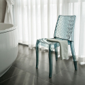 Krzesło kuchenne z przezroczystego poliwęglanu Hypnotic Grand Soleil Model