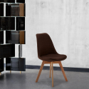 zestaw 20 krzeseł z materiałową poduszką Goblet nordica plus 
