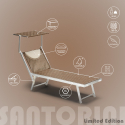 2 Aluminiowe leżaki plażowe Santorini Limited Edition Model