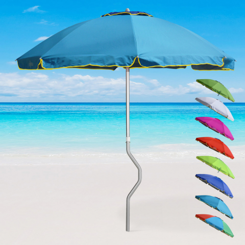 Aluminiowy parasol plażowy GiraFacile 220 Cm model Pesca Eolo
