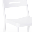 Krzesło polipropylenowe do kuchni lub ogrodu Mose 