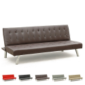 Rozkładana kanapa Zaffiro 3-osobowa idealna do salonu lub sypialni 