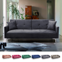 Nowoczesna sofa rozkładana 3 osobowa clic clac Villolus velvet Promocja