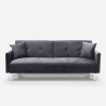Nowoczesna sofa rozkładana 3 osobowa clic clac Villolus velvet Stan Magazynowy