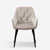 Designerski fotel tapicerowany fotel do salonu Nirvana Chesterfield 