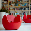 Bujany fotel w nowoczesnym stylu Slide Blos 