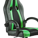 Fotel gamingowy Qatar Emerald ergonominczy z regulowana wysokością Katalog