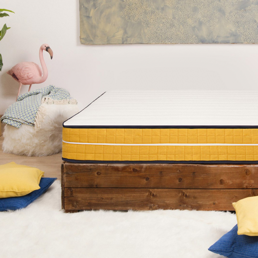 Podwójny materac piankowy memory 7 strefowy ze zdejmowanym pokrowcem 25cm 160x190cm Veradea Promocja Podwójny materac piankowy memory 7 strefowy ze zdejmowanym pokrowcem 25cm 160x190cm Veradea Promocja