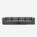 4-osobowa modułowa nowoczesna sofa z tkaniny Solv Promocja