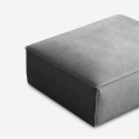 Prostokątna pufa z podnóżka do sofy o nowoczesnym designie Solv Oferta