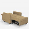 Rozkładany fotel pojedyncze łóżko nowoczesny design Brooke Cena