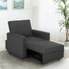 Rozkładany fotel pojedyncze łóżko nowoczesny design Brooke Katalog