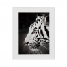 Tygrys czarno-biała fotografia obraz 40x50cm Variety Harimau Sprzedaż