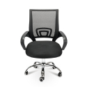 Ergonomiczne krzesło biurowe z podparciem lędźwiowym z oddychającej tkaniny Officium Oferta