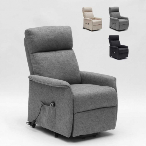 Elektryczny rozkładany fotel relaksacyjny 2 silniki system podnoszenia dla osób starszych Giorgia +
