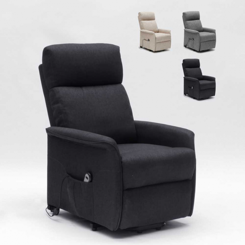 Elektryczny rozkładany fotel relaksacyjny podnośnik dla osób starszych Giorgia + Środki