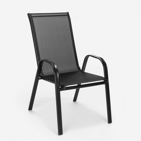 Ogrodowe krzesło zewnętrzne nowoczesny design textilene Spritz