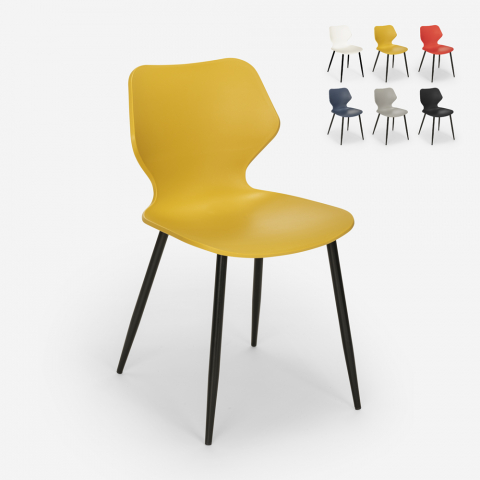 Nowoczesny design krzesła z polipropylenu Ladysmith Promocja