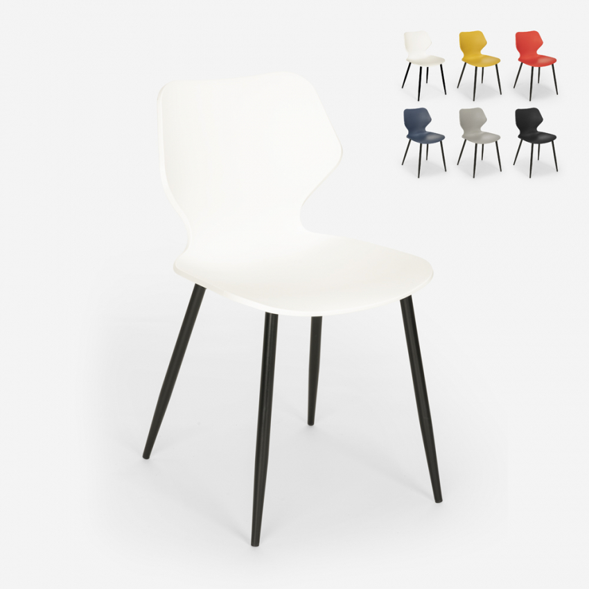 Nowoczesny design krzesła z polipropylenu Ladysmith 