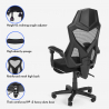 Fotel gamingowy ergonomiczny Gordian Plus Dark Sprzedaż