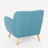Zestaw do salonu 2 skandynawskie fotele i 2 osobowa sofa Cleis Zakup