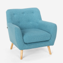 Zestaw do salonu 2 skandynawskie fotele i 2 osobowa sofa Cleis Koszt