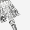 Nowoczesna przezroczysta lampa stołowa do domu lub restauiracji Crystal Rabaty