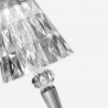 Nowoczesna przezroczysta lampa stołowa do domu lub restauiracji Crystal Rabaty