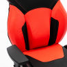 Regulowany i ergonomiczny fotel gamingowy Portimao Fire Środki