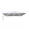 Płótno na parasol ogrodowy 3x3 Aluminium Paradise White LED Promocja