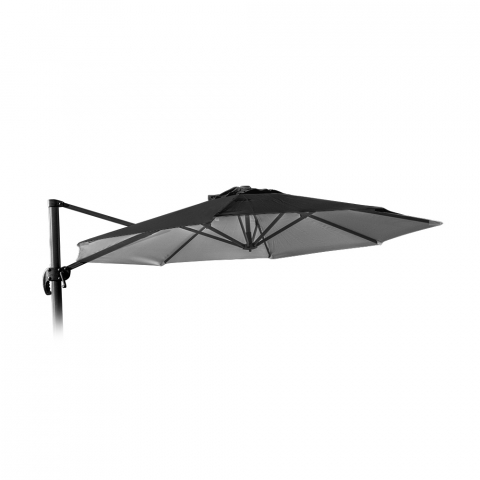 Płótno do parasola ogrodowego 3x3 ośmiokątne aluminiowe ramię Paradise Noir