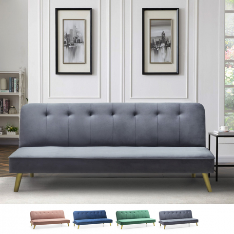 Sofa 2-osobowa rozkładana clic clac, nowoczesny design Pulchra