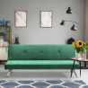 2 osobowa rozkładana sofa kliknij clac clac Probatus aksamitna tkanina 