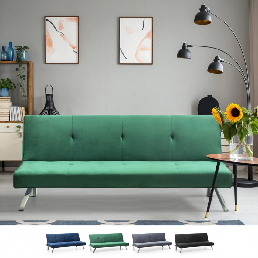 2 osobowa rozkładana sofa kliknij clac clac Probatus aksamitna tkanina 2 osobowa rozkładana sofa kliknij clac clac Probatus aksamitna tkanina