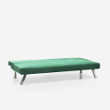 2 osobowa rozkładana sofa kliknij clac clac Probatus aksamitna tkanina 