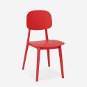 Nowoczesny design krzesła z polipropylenu do kuchni baru lub restauracji Geer 