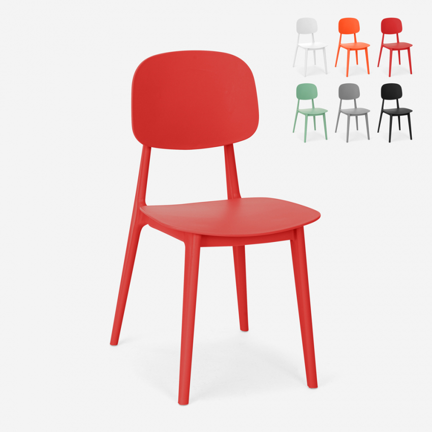 Nowoczesny design krzesła z polipropylenu do kuchni baru lub restauracji Geer Oferta
