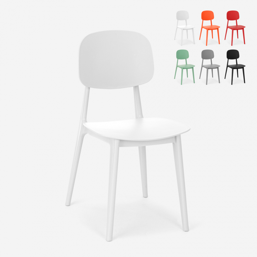 Nowoczesny design krzesła z polipropylenu do kuchni baru lub restauracji Geer Rabaty