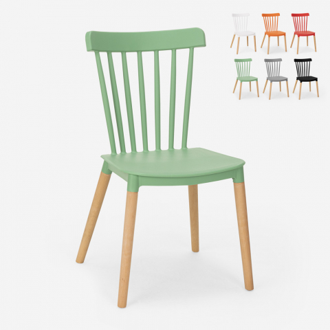 Nowoczesny design krzesło polipropylenowe do kuchni Lys Promocja