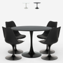 zestaw stół 120 cm Tulipan i 4 nowoczesne krzesła paix Promocja