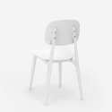 Nowoczesny beżowy kwadratowy zestaw stołowy 70x70cm 2 krzesła designerskie Wade 
