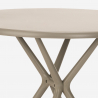 Zestaw stół 80 cm i 2 krzesła designerskie Maze Stan Magazynowy