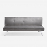 3 osobowa rozkładana sofa z aksamitnego materiału Explicitus Wybór