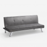 3 osobowa rozkładana sofa z aksamitnego materiału Explicitus Model