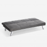 3 osobowa rozkładana sofa z aksamitnego materiału Explicitus Cechy