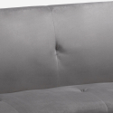 3 osobowa rozkładana sofa z aksamitnego materiału Explicitus Środki
