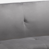 3 osobowa rozkładana sofa z aksamitnego materiału Explicitus Środki