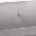 3 osobowa rozkładana sofa z aksamitnego materiału Explicitus 